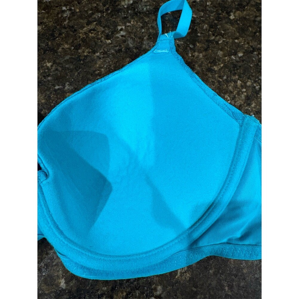 No Boundaries Push-Up Bra Womens 38D Blue Lace Underwire Heavy Padded - Picture 6 of 6
